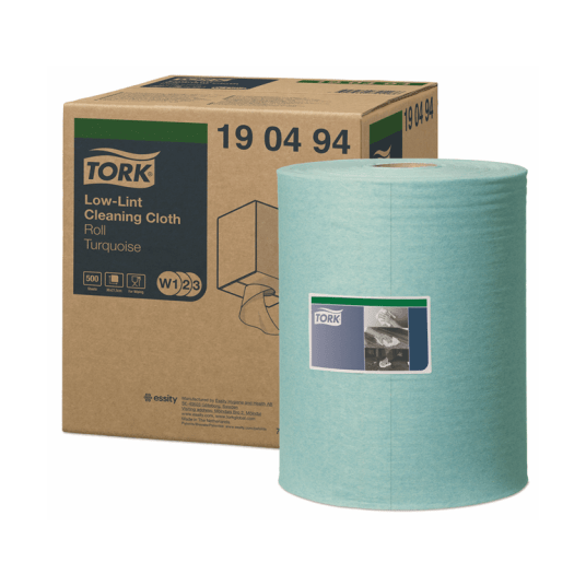Czyściwo TORK W1/W2/W3 Włóknina o niskiej pylności seledynowe 1w 180m 500o