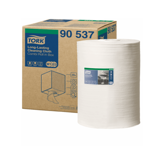 Czyściwo TORK W1/W2/W3 Włóknina super wytrzymałe białe 1w 114m 300o