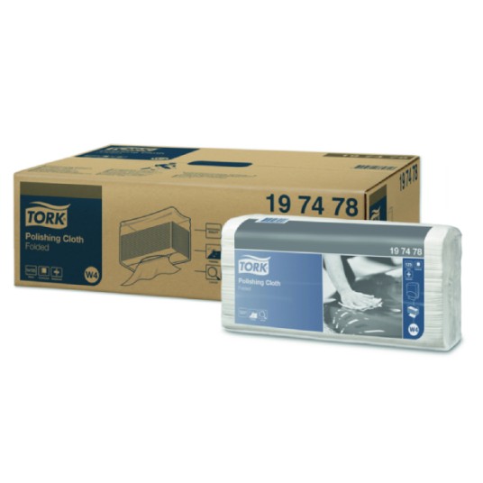 Czyściwo TORK W4 Włóknina do polerowania białe 1w m 125o [Karton: 5 szt.]