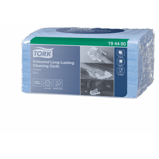 Czyściwo TORK W8 Smal Pack Włóknina wielorazowe niebieskie 1w 40o [Karton: 8 szt.]