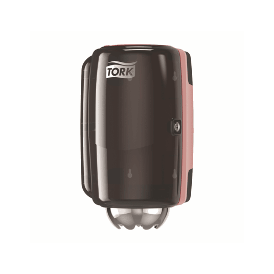 Dozownik TORK M1 Performance Mini do ręczników centralnie dozowanych czerwono-czarny