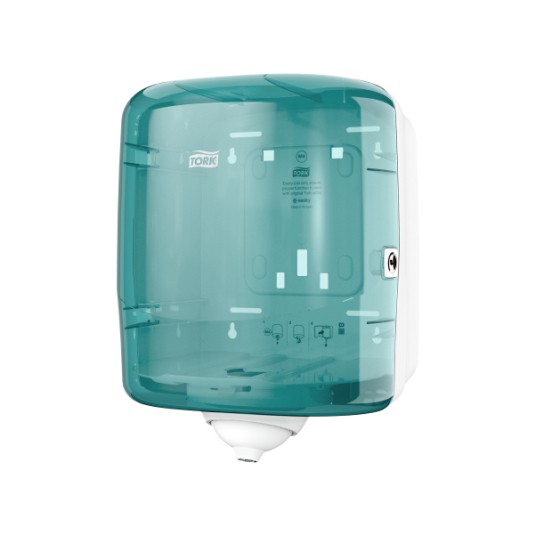 Dozownik TORK M3 Performance Reflex do ręczników centralnie dozowanych biało-turkusowy