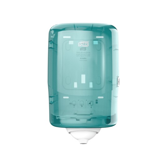 Dozownik TORK M3 Performance Reflex Mini do ręczników centralnie dozowanych biało-turkusowy