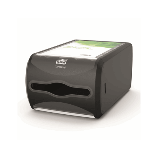 Dozownik TORK N4 Signature Xpressnap® do serwetek w składce na ladę czarny