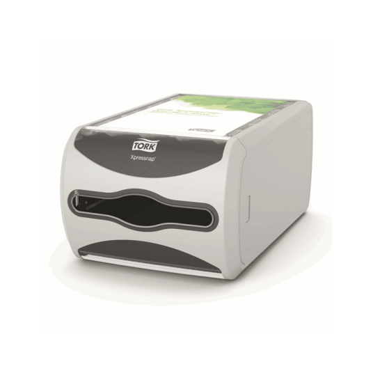 Dozownik TORK N4 Signature Xpressnap® do serwetek w składce na ladę szary