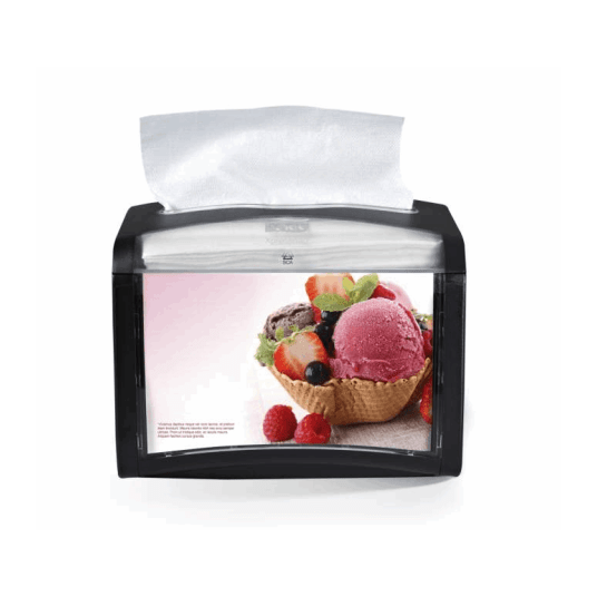 Dozownik TORK N4 Signature Xpressnap® do serwetek w składce na stolik czarny