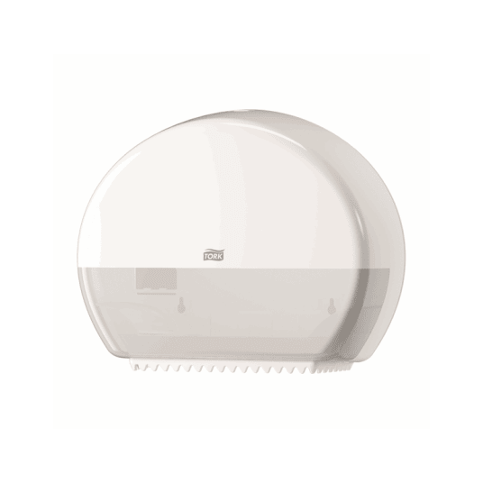 Dozownik TORK T2 Elevation JUMBO Mini do papieru toaletowego biały