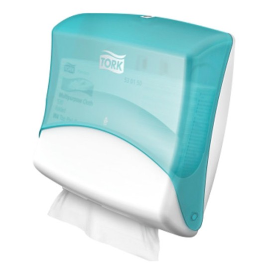 Dozownik TORK W4 Performance do czyściw w odcinkach biało-turkusowy