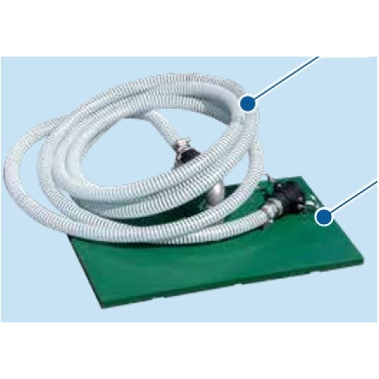 HERMES Ssawa do odsysania - gumowa / czarny + montaż