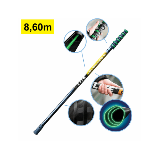 Kij teleskopowy nLite Ultra HiMod CARBON 8,60 m / 1,70 m