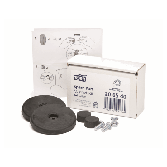 Magnesy TORK W4 zestaw do mocowania dozowników czarny