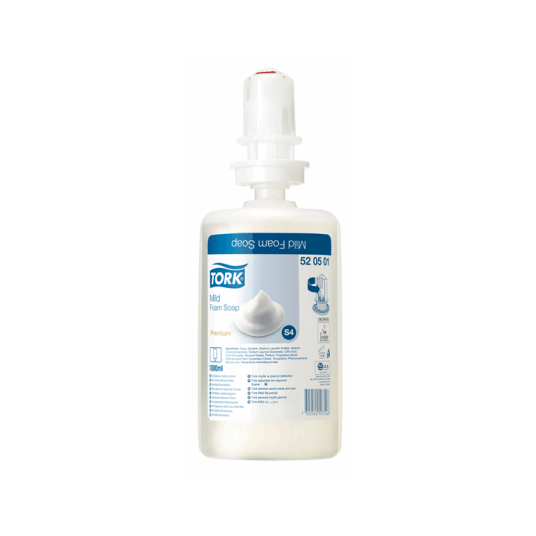 Mydło TORK S4 Prem. w pianie delikatne perfumowane jasno żółte 1000ml 2500doz