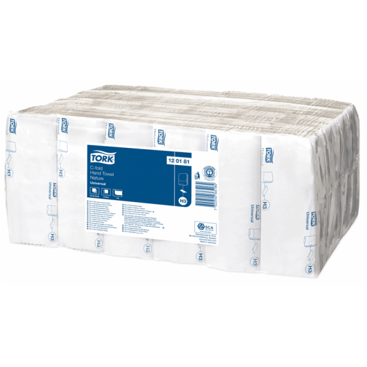 Ręcznik TORK H3 PeakServe® Makulatura ręcznik w składce C szary 1w 192o [Karton: 24 szt.]