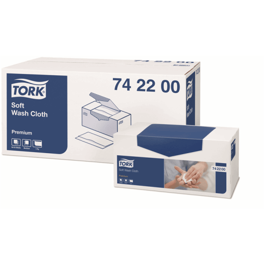 Ręcznik TORK Włóknina miękki do mycia ciała biały 1w 135o [Karton: 8 szt.]