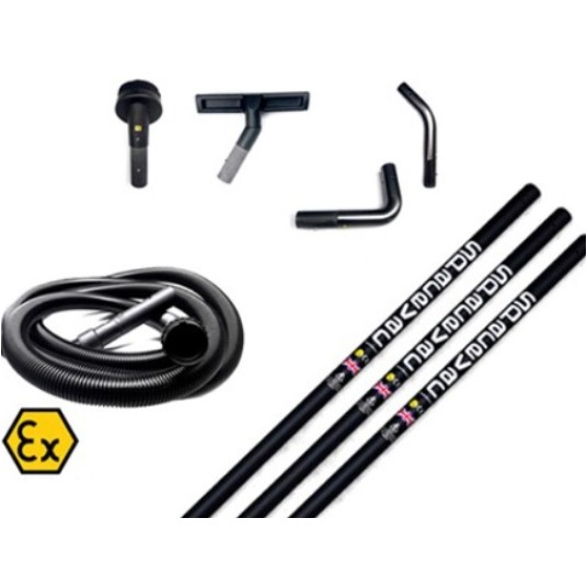 SPACEVAC Zestaw ATEX LITE 38 mm do wewnętrznego odkurzania na wysokości 4.75 m