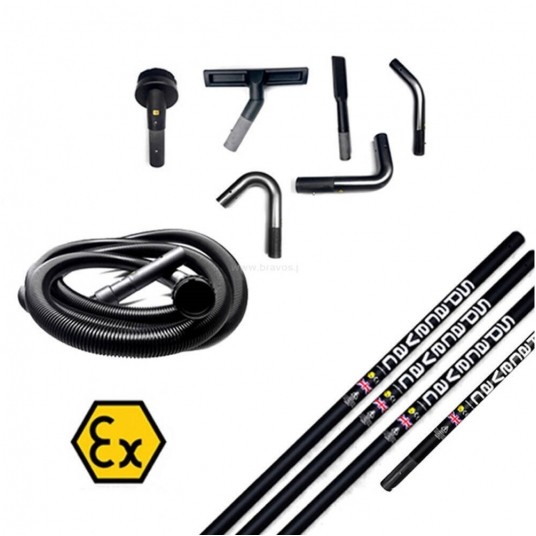 SPACEVAC Zestaw ATEX PIONEER 38 mm do wewnętrznego odkurzania na wysokości 6.60 m -zdjęcie numer 1