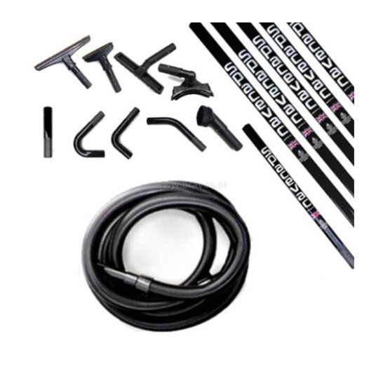 SPACEVAC Zestaw Internal CLASSIC 38 mm do wewnętrznego odkurzania na wysokości 9.80 m