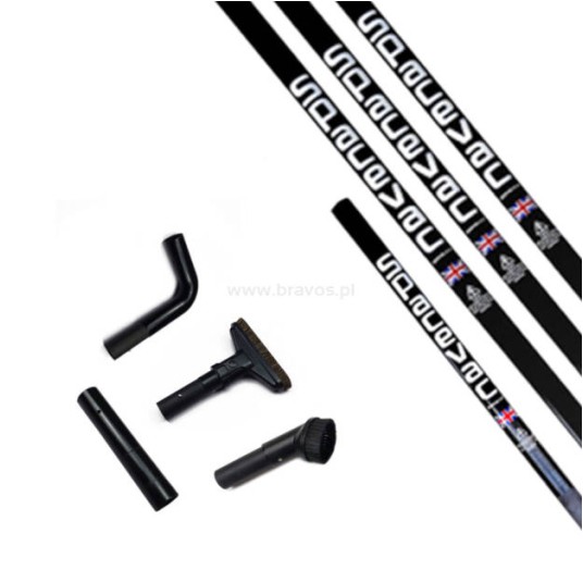 SPACEVAC Zestaw Internal LITE 38 mm do wewnętrznego odkurzania na wysokości 4.75 m