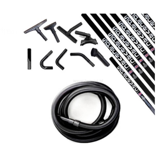 SPACEVAC Zestaw Internal PRO 38 mm do wewnętrznego odkurzania do wysokości 13.00 m