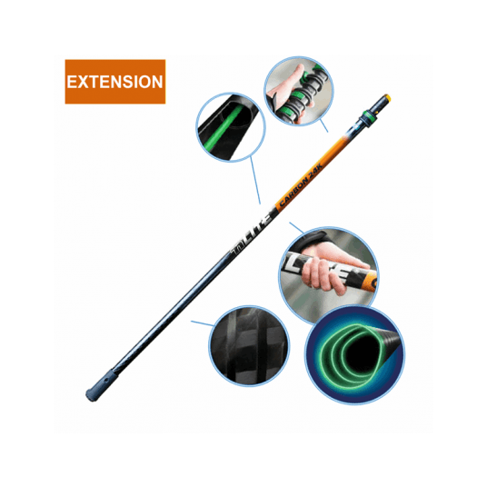 UNGER Kij teleskopowy nLite CARBON 24K przedłużka 3,20 m / 1,80 m -zdjęcie numer 1