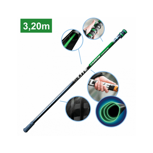 UNGER Kij teleskopowy nLite CARBON Composite 3,2 m / 1,70 m -zdjęcie numer 1