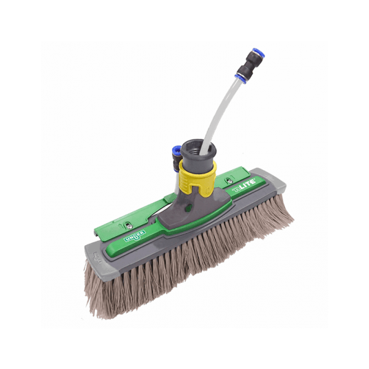 UNGER nLite Szczotka Power Szara Kompletna 28 cm z odbojnikiem i listwą płukającą -zdjęcie numer 1