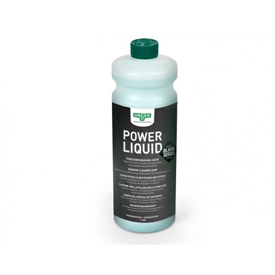 UNGER Płyn do mycia okien 1L Black Series Power Liquid -zdjęcie numer 1