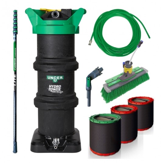 UNGER Zestaw HydroPower Ultra L - Carbon Composite 8,60 m - system do mycia okien -zdjęcie numer 1