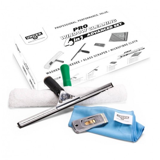 UNGER Zestaw Profesjonalny do mycia okien PRO 4w1 -zdjęcie numer 1