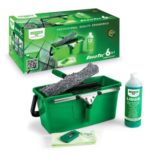 Zestaw ErgoTec - profesjonalny do mycia okien 6w1