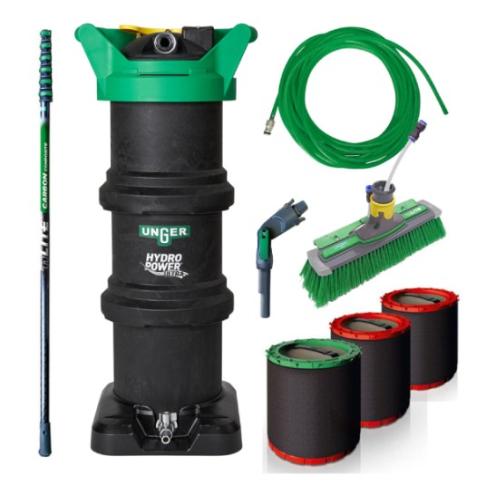 Zestaw HydroPower Ultra L - Carbon Composite 8,60 m - system do mycia okien