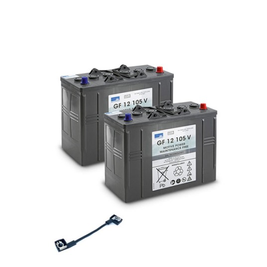 Zestaw zasilania 24V/105Ah GEL /Podzielona płatność/