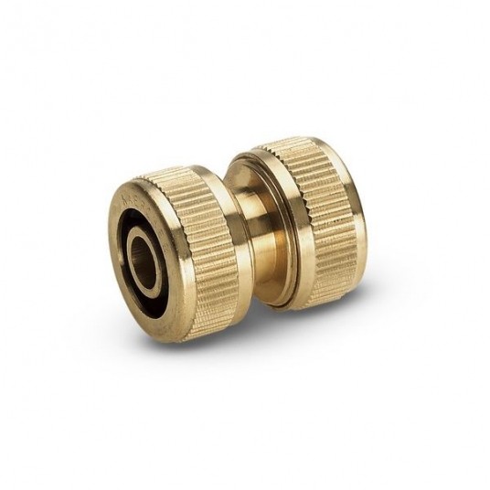 Złączka łączenia węża 1/2", 5/8" mosiężna -zdjęcie numer 1