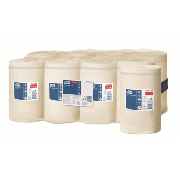 Czyściwo TORK M1 Makulatura papierowe do podstawowych zadań bez perforacji białe 1w 120m [Opakowanie: 11 szt.]