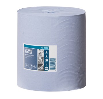 Czyściwo TORK M2 Makulatura papierowe do lekkich zabrudzeń bez perforacji niebieskie 1w 320m [Opakowanie: 6 szt.]