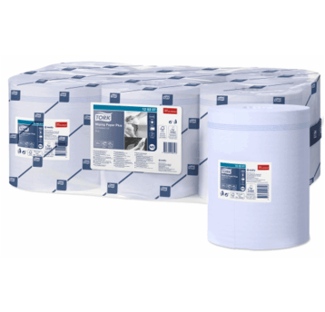 Czyściwo TORK M2 Makulatura papierowe do średnich zabrudzeń niebieskie 2w 157,5m 450o [Opakowanie: 6 szt.]