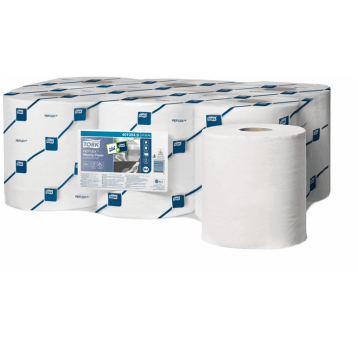 Czyściwo TORK M4 Reflex Celuloza + makulatura papierowe do lekkich zabrudzeń białe 1w 299,95m 857o [Opakowanie: 6 szt.]