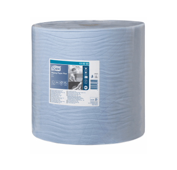 Czyściwo TORK W1 Celuloza + makulatura papierowe do średnich zabrudzeń niebieskie 2w 510m 1500o