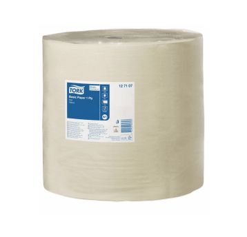 Czyściwo TORK W1 Makulatura papierowe do podstawowych zadań bez perforacji żółte 1w 1190m