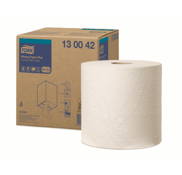 Czyściwo TORK W1/W2/W3 Celuloza + makulatura papierowe do średnich zabrudzeń białe 2w 255m 750o