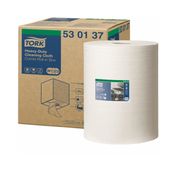 Czyściwo TORK W1/W2/W3 Włóknina wielozadaniowe do trudnych zabrudzeń białe 1w 106,4m 280o