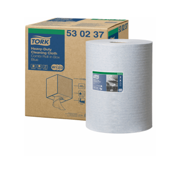 Czyściwo TORK W1/W2/W3 Włóknina wielozadaniowe do trudnych zabrudzeń niebieskie 1w 106,4m 280o