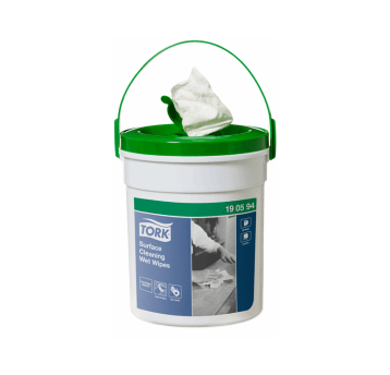 Czyściwo TORK W14 Handy Bucket Włóknina nasączone do trudnych zabrudzeń powierzchni białe 1w 15,7m 58o [Karton: 4 szt.]