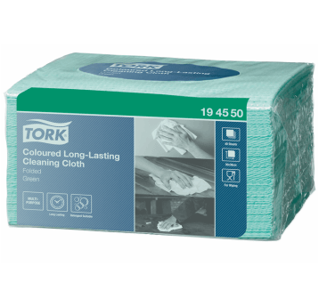 Czyściwo TORK W8 Smal Pack Włóknina wielorazowe zielone 1w 40o [Karton: 8 szt.]