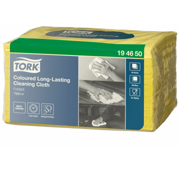 Czyściwo TORK W8 Smal Pack Włóknina wielorazowe żółte 1w 40o [Karton: 8 szt.]