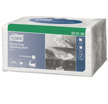Czyściwo TORK W8 Smal Pack Włóknina wielozadaniowe do trudnych zabrudzeń białe 1w 45o [Opakowanie: 8 szt.]