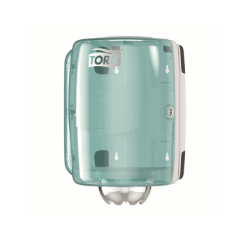 Dozownik TORK M2 Performance do ręczników centralnie dozowanych biało-turkusowy