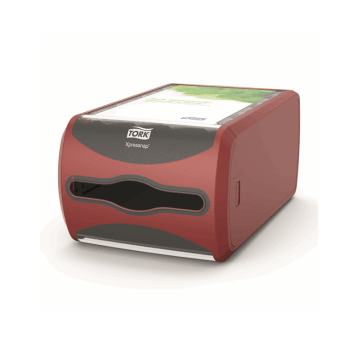 Dozownik TORK N4 Signature Xpressnap® do serwetek w składce na ladę czerwony