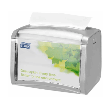 Dozownik TORK N4 Signature Xpressnap® do serwetek w składce na stolik szary
