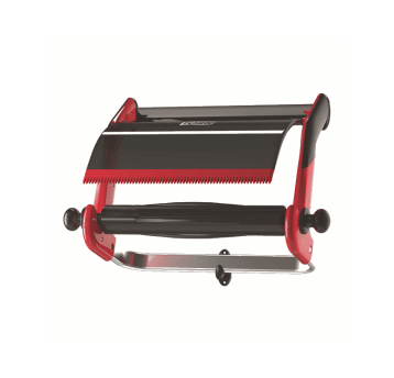 Dozownik TORK W1 Performance ścienny na czyściwa w roli czerwono-czarny